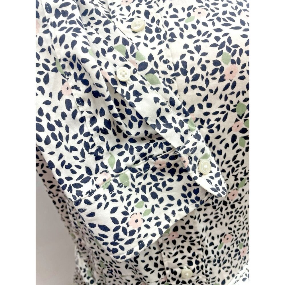 Untuckit Pheobe Tie Waist Midi Shirt Dress Size 10 Floral Long Sleeve - Picture 9 of 16